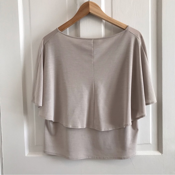 ZARA | Flowy top with cape - Picture 2 of 8